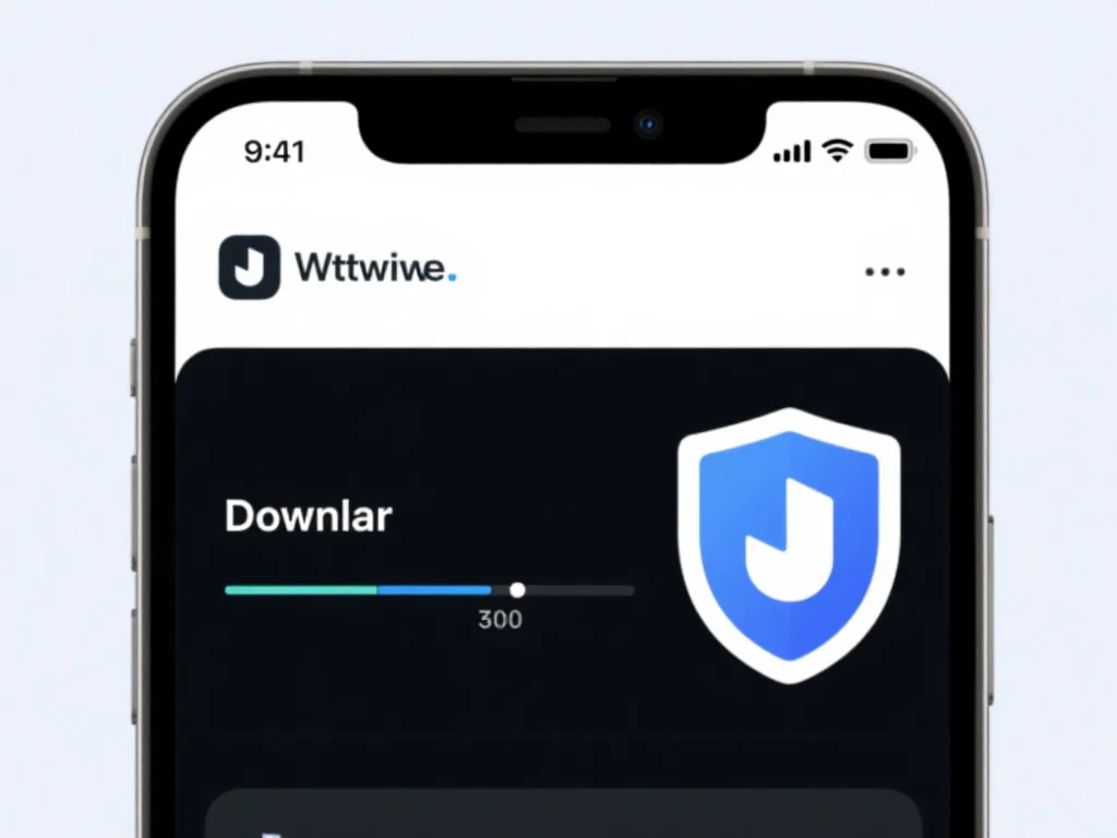 安全下载App的手机界面示例